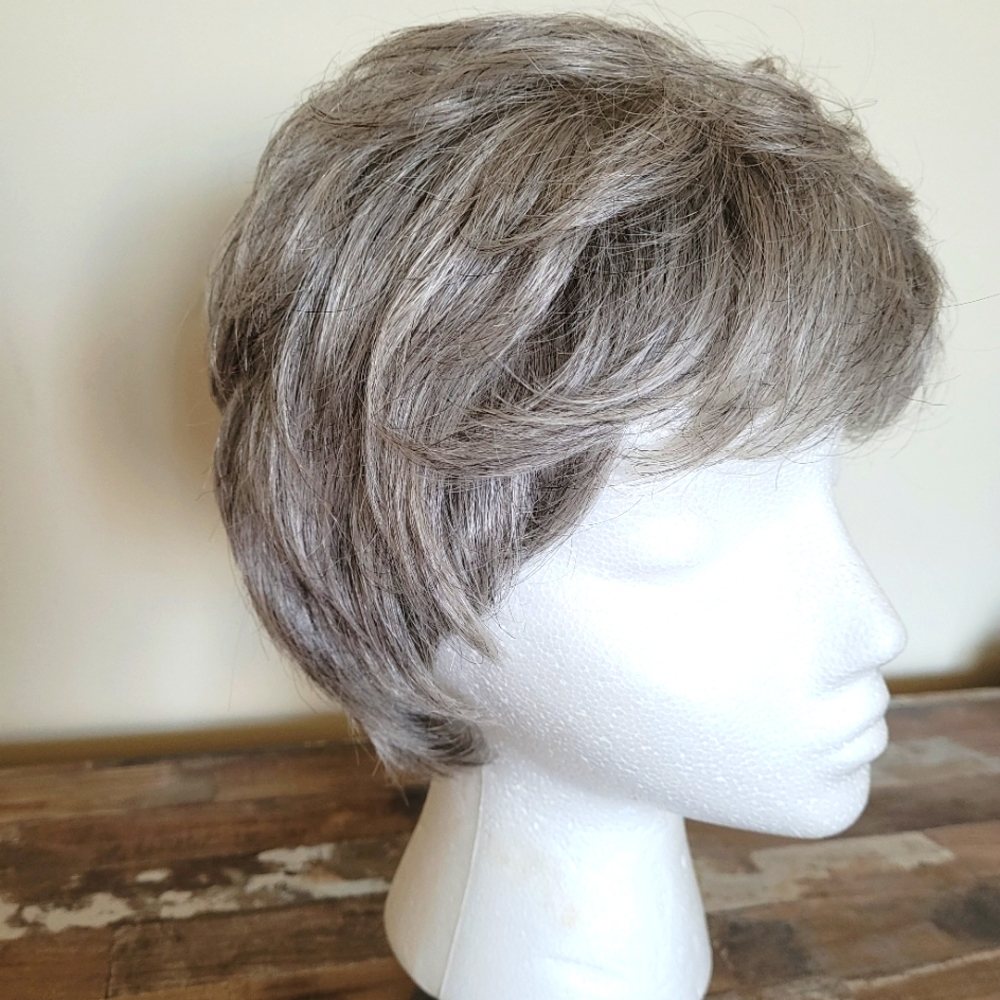 Wig grey color